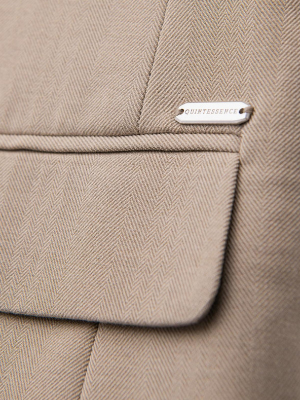 Ombre Clothing Eleganter beiger Blazer aus Wollmischung von Ombre Clothing