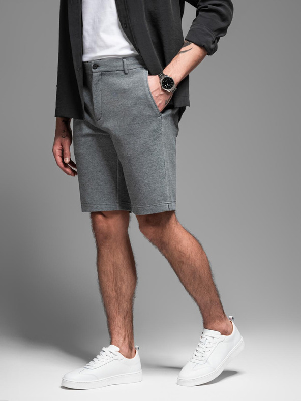 Ombre Clothing Herren Baumwoll-Trainingshose BASIC grau Ombre Kleidung