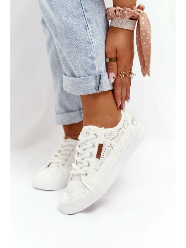 BIG STAR SHOES Damenmode Turnschuhe Big Star - Weiß