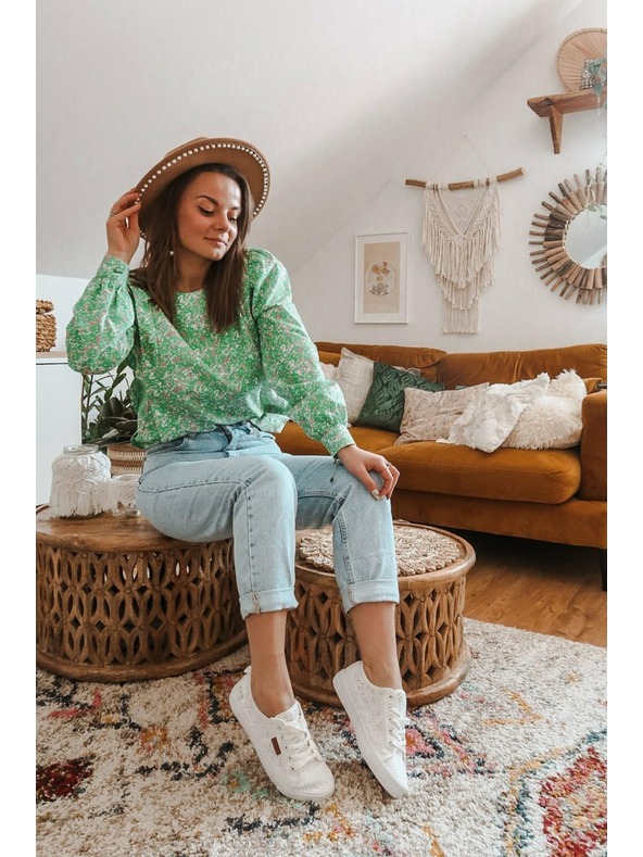 BIG STAR SHOES Damenmode Turnschuhe Big Star - Weiß