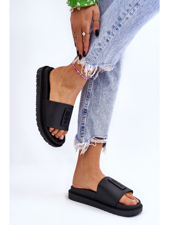 BIG STAR SHOES Damen Hochhackige Pantoffeln Big Star Schwarz
