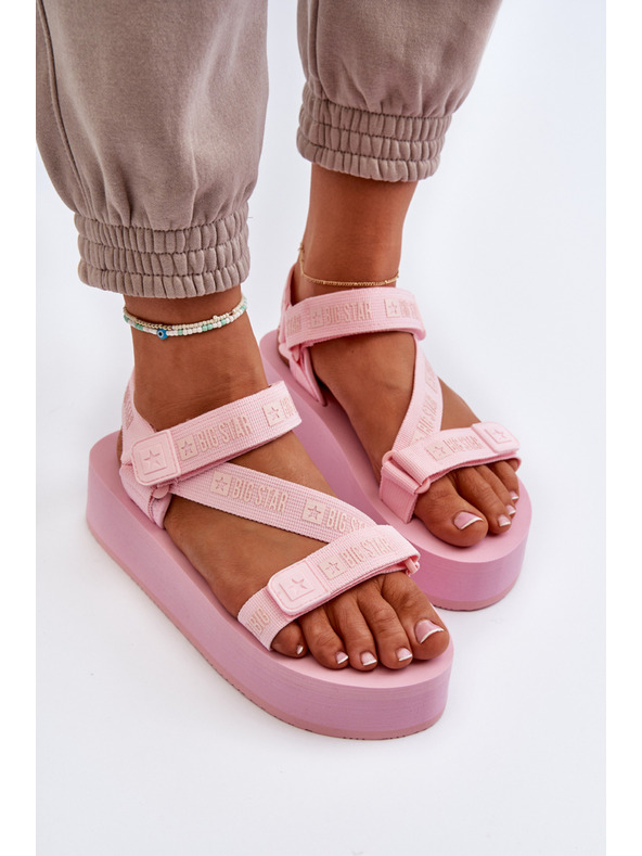 BIG STAR SHOES Damen Sandaletten Big Star Rosa