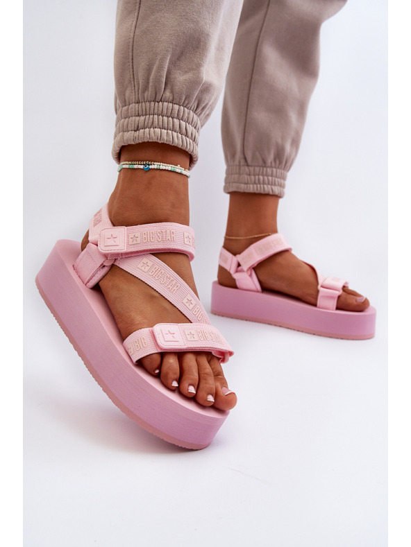 BIG STAR SHOES Damen Sandaletten Big Star Rosa