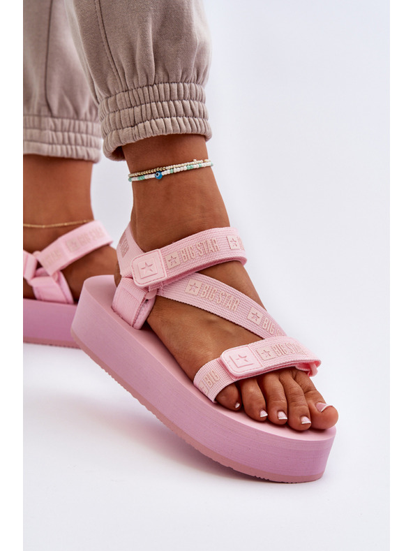 BIG STAR SHOES Damen Sandaletten Big Star Rosa