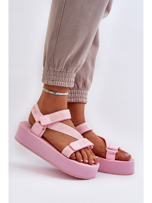 BIG STAR SHOES Damen Sandaletten Big Star Rosa