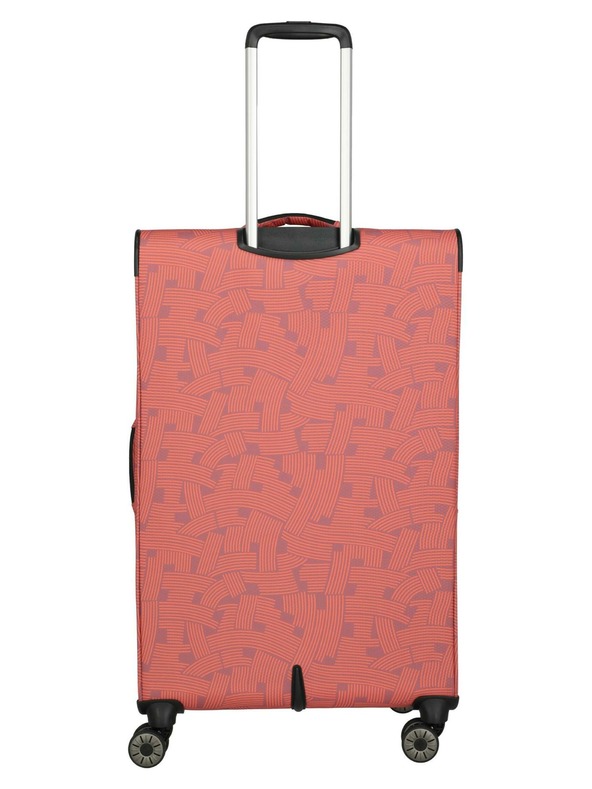 Travelite Travel Suitcase Travelite Skaii 4w L Print Peach