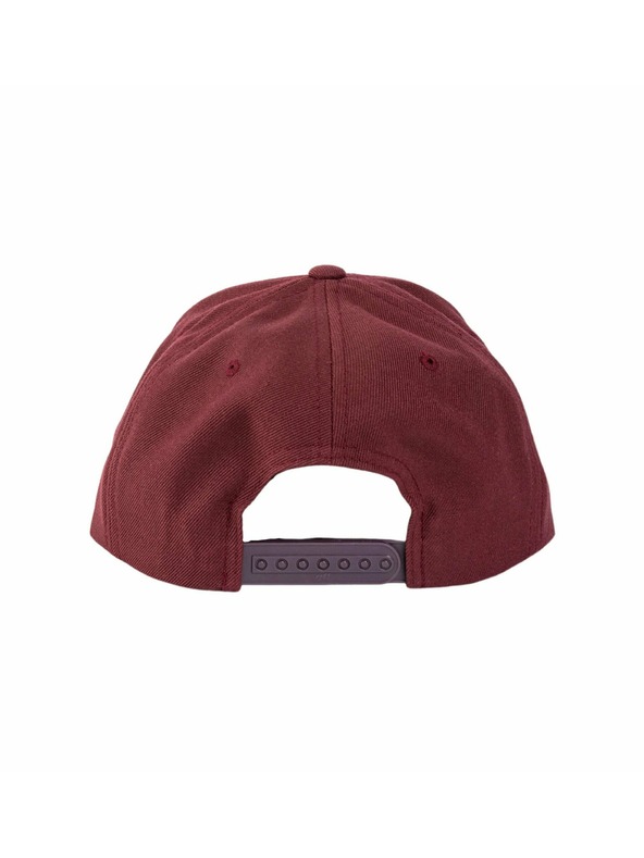 Meatfly Meatfly Snapback-Kappe Hornet Coordinates Maroon | Rot | Größe