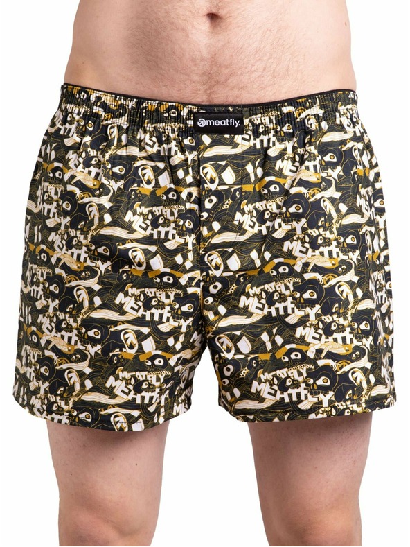 Meatfly Meatfly Herren-Boxershorts Agostino Graveyard | Schwarz | Größe