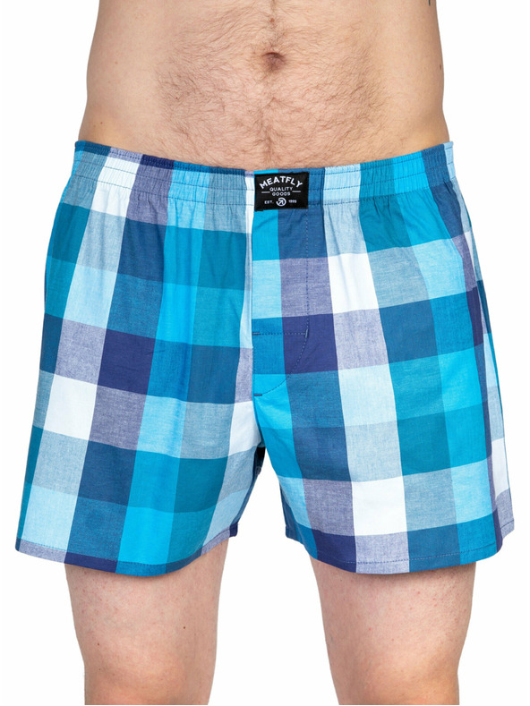 Meatfly Meatfly Herren-Boxershorts Doug Blue / Red | Blau | Größe