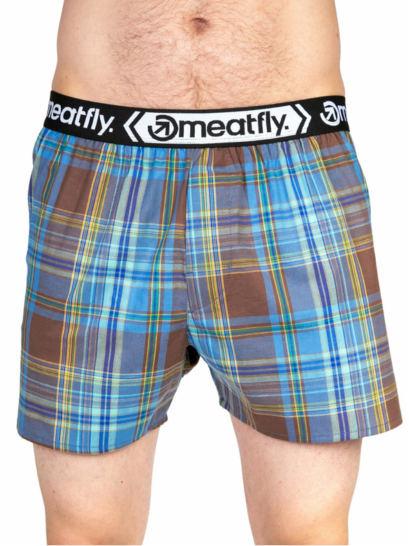 Meatfly Meatfly Herren-Boxershorts Gigi Yellow / Brown | Gelb | Größe