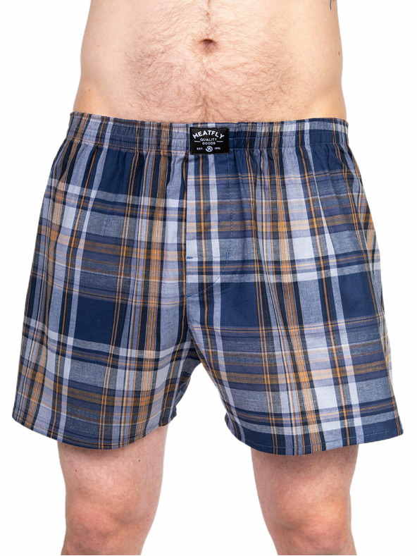 Meatfly Meatfly Herren-Boxershorts Doug Yellow / Brown | Gelb | Größe