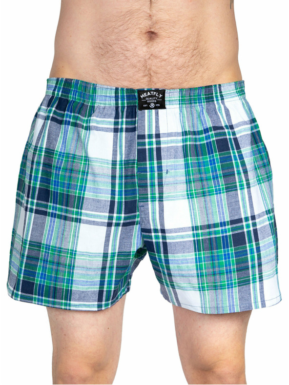 Meatfly Meatfly Herren-Boxershorts Doug Green / Black