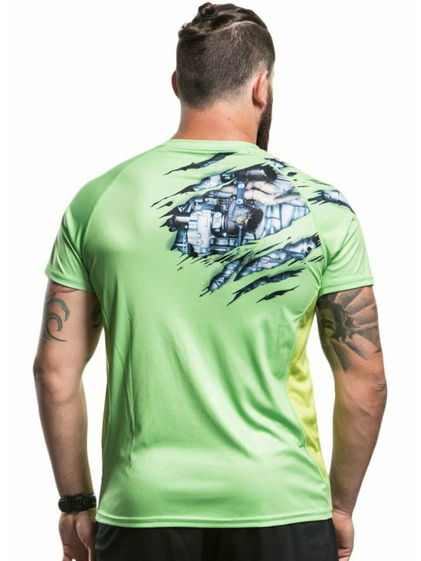 Meatfly Meatfly functional shirt Reaper A - Lime green | Green | Size
