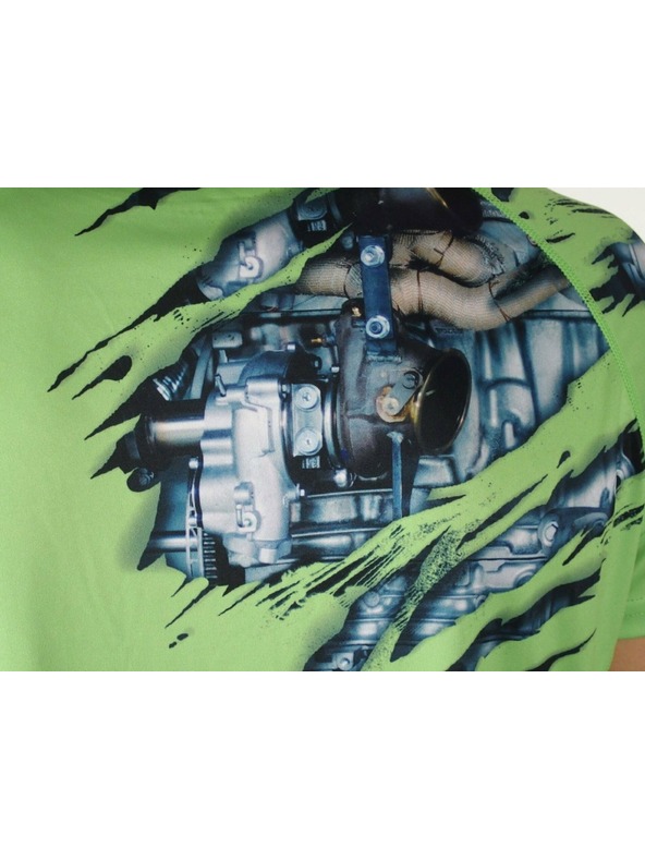 Meatfly Meatfly functional shirt Reaper A - Lime green | Green | Size