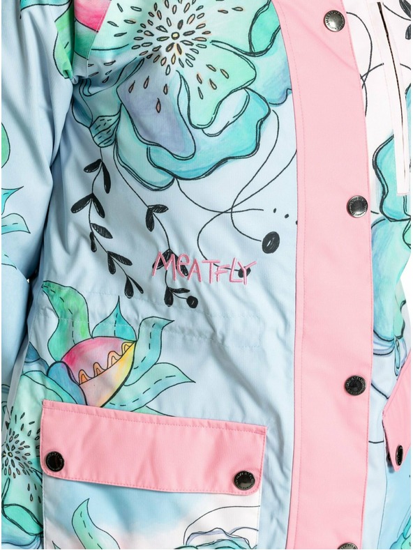 Meatfly Meatfly Damen Street Jacke Xita Mint Flowers