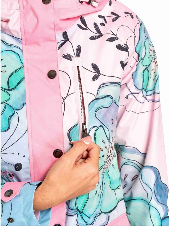 Meatfly Meatfly Damen Street Jacke Xita Mint Flowers