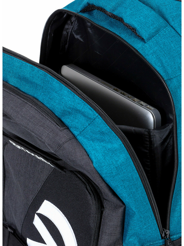 Meatfly Meatfly Exile Backpack Petrol Heather/Charcoal Heather 24 L + FREE PENCIL CASE | Blue | Volume 24 L