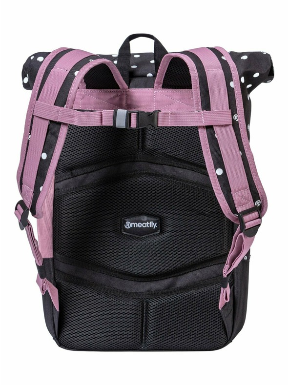 Meatfly Meatfly Holler Backpack Black Dots 28 L | Black | Volume 28 L