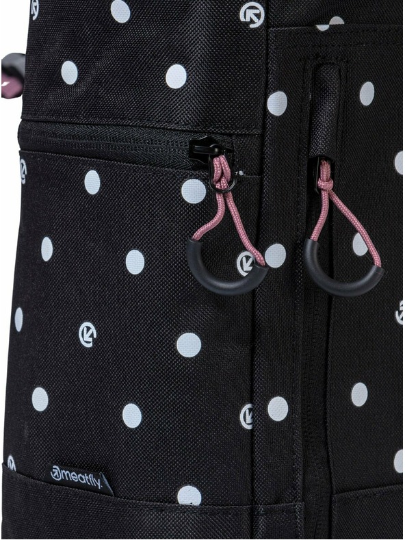 Meatfly Meatfly Holler Backpack Black Dots 28 L | Black | Volume 28 L