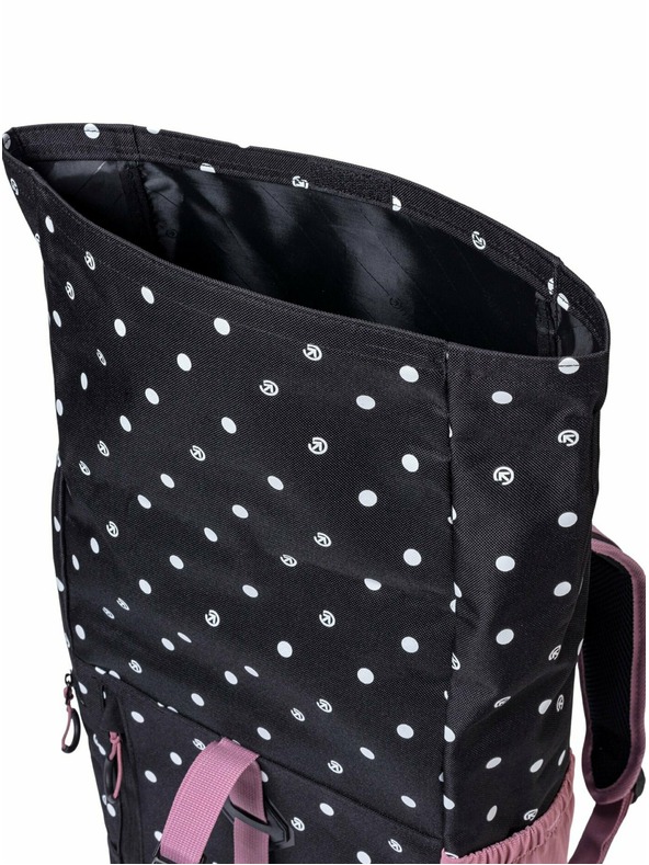 Meatfly Meatfly Holler Backpack Black Dots 28 L | Black | Volume 28 L