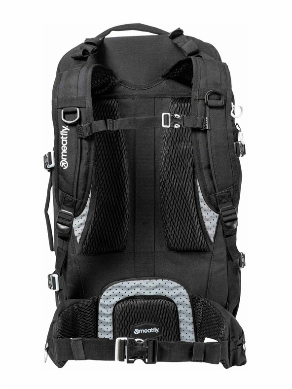 Meatfly Meatfly Bleriot Backpack Black 46 L | Black | Volume 46 L