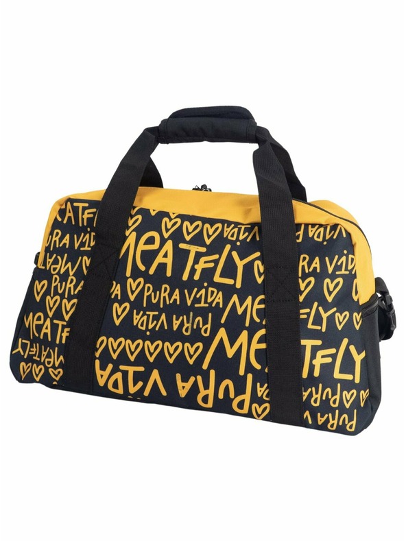 Meatfly Meatfly Travel Bag X Pura Vida Mavis Yellow/Black | Yellow | Volume 26 L