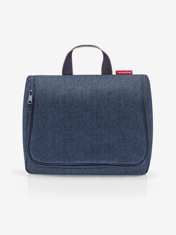 Reisenthel Dark Blue Herringbone Toiletry Bag Reisenthel Toiletbag XL