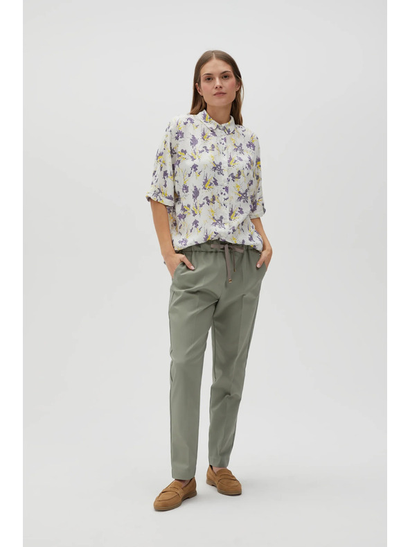 Moodo Damen Freizeithose Grün Moodo