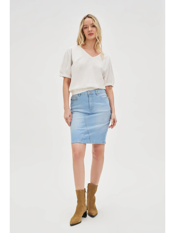 Moodo Damen T-Shirt Weiß Moodo