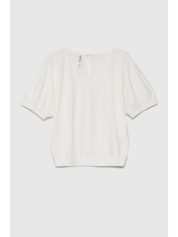 Moodo Damen T-Shirt Weiß Moodo