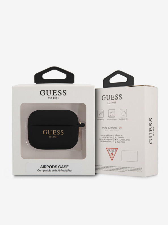 Guess Guess 4G Charm Silicone Case for AirPods Pro Black