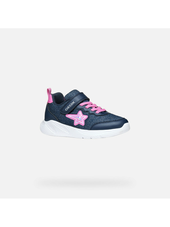 Geox Navy Blue Geox Sprintye Girls Sneakers