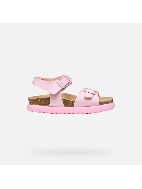 Geox Pink Geox Sandalubblebow Girls Sandals
