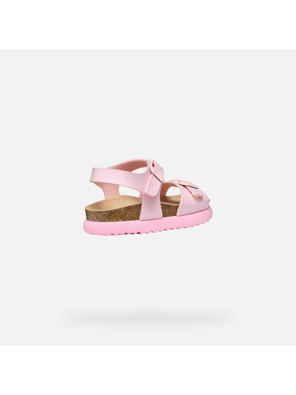Geox Pink Geox Sandalubblebow Girls Sandals