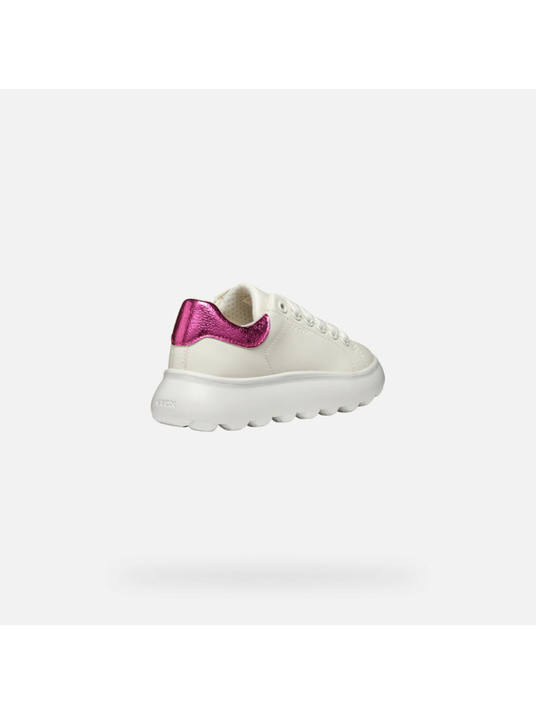 Geox Weiße Geox Puffypop Turnschuhe für Mädchen