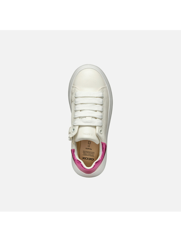 Geox Weiße Geox Puffypop Turnschuhe für Mädchen