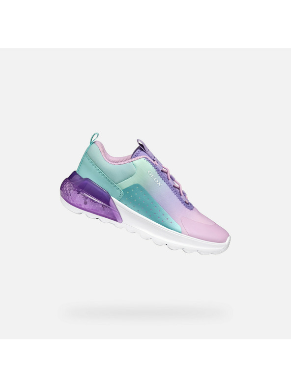 Geox Türkise Geox Activart Illuminus Sneaker für Mädchen