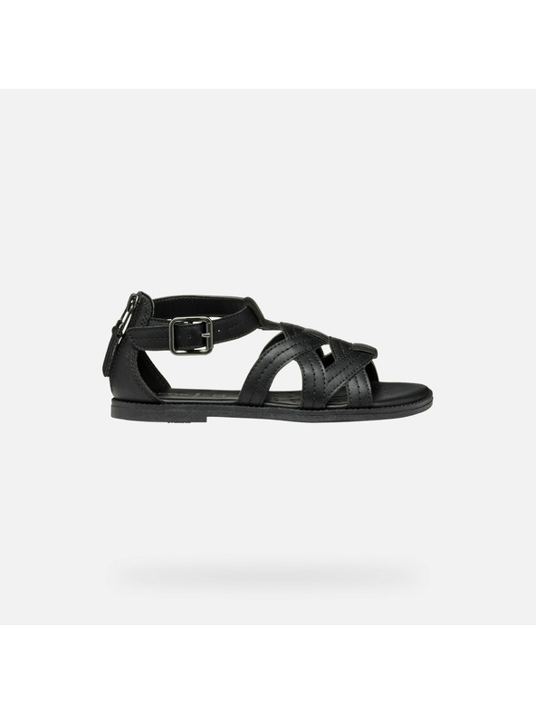 Geox Schwarze Mädchen Sandalen Geox Karly