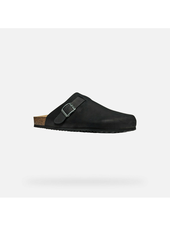 Geox Schwarze Herren-Slipper Geox Ghita