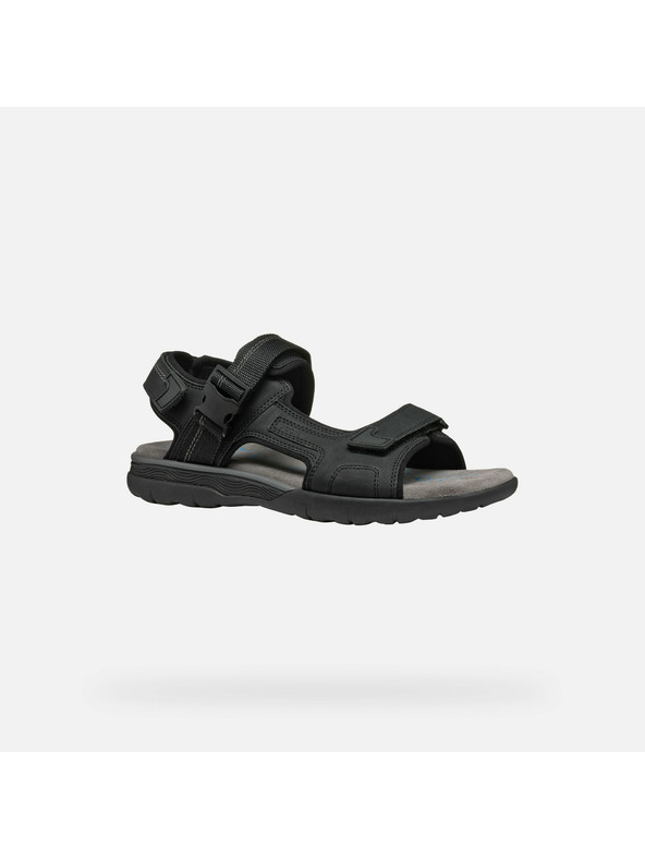 Geox Schwarze Herrensandalen Geox Spherica EC5