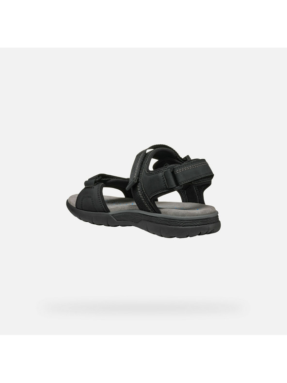 Geox Schwarze Herrensandalen Geox Spherica EC5