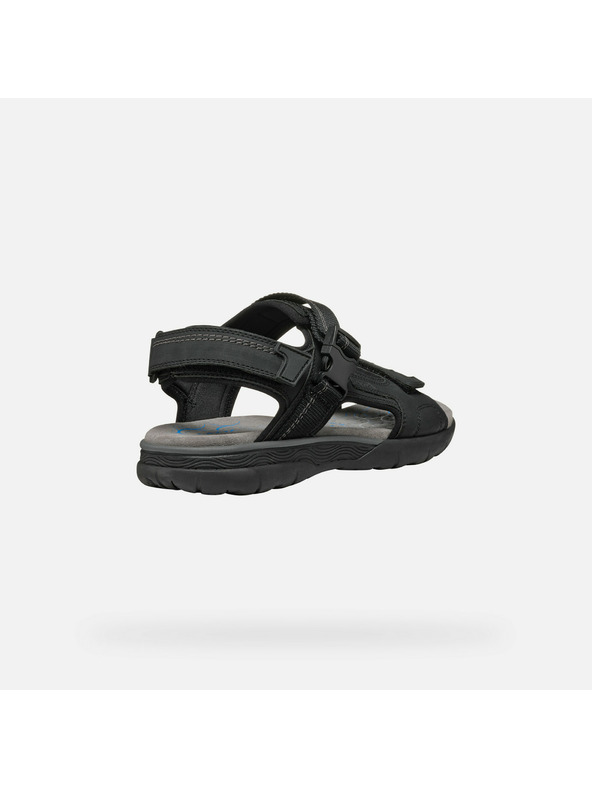 Geox Schwarze Herrensandalen Geox Spherica EC5