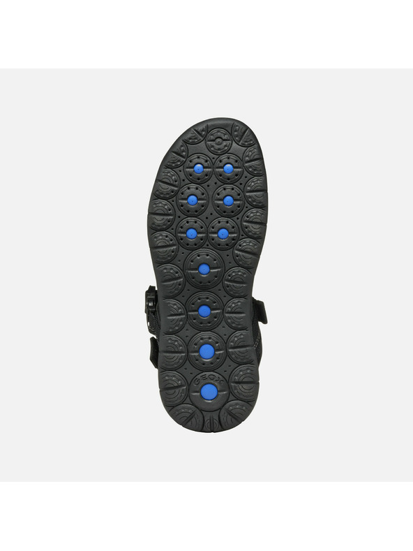 Geox Schwarze Herrensandalen Geox Spherica EC5