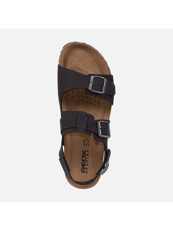 Geox Schwarze Herrensandalen Geox Ghita
