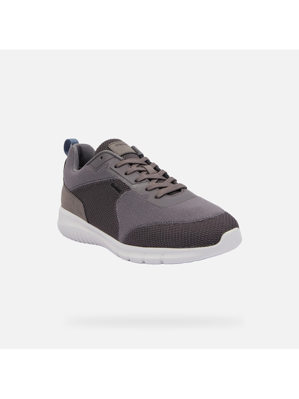 Geox Dunkelgraue Herrenturnschuhe Geox Monreale