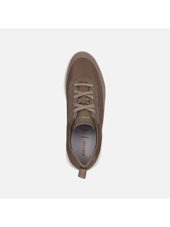 Geox Hellgraue Herren Geox Spherica Turnschuhe