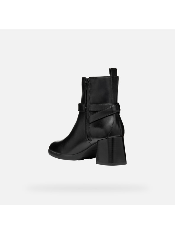 Geox Schwarze Damen-Ankle Boots Geox Walk Pleasure 55