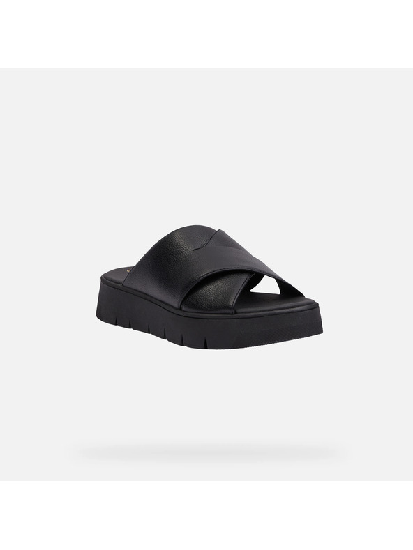 Geox Schwarze Damen-Hausschuhe Geox Dandra 40