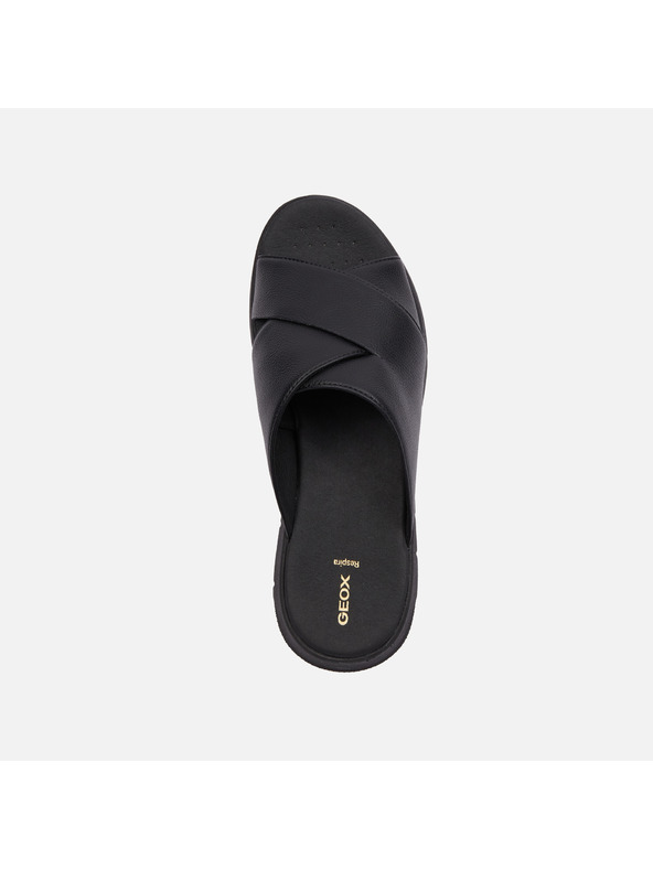 Geox Schwarze Damen-Hausschuhe Geox Dandra 40