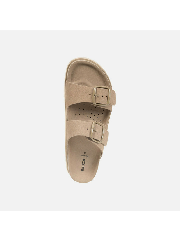 Geox Beige Damen-Hausschuhe Geox Sandybett